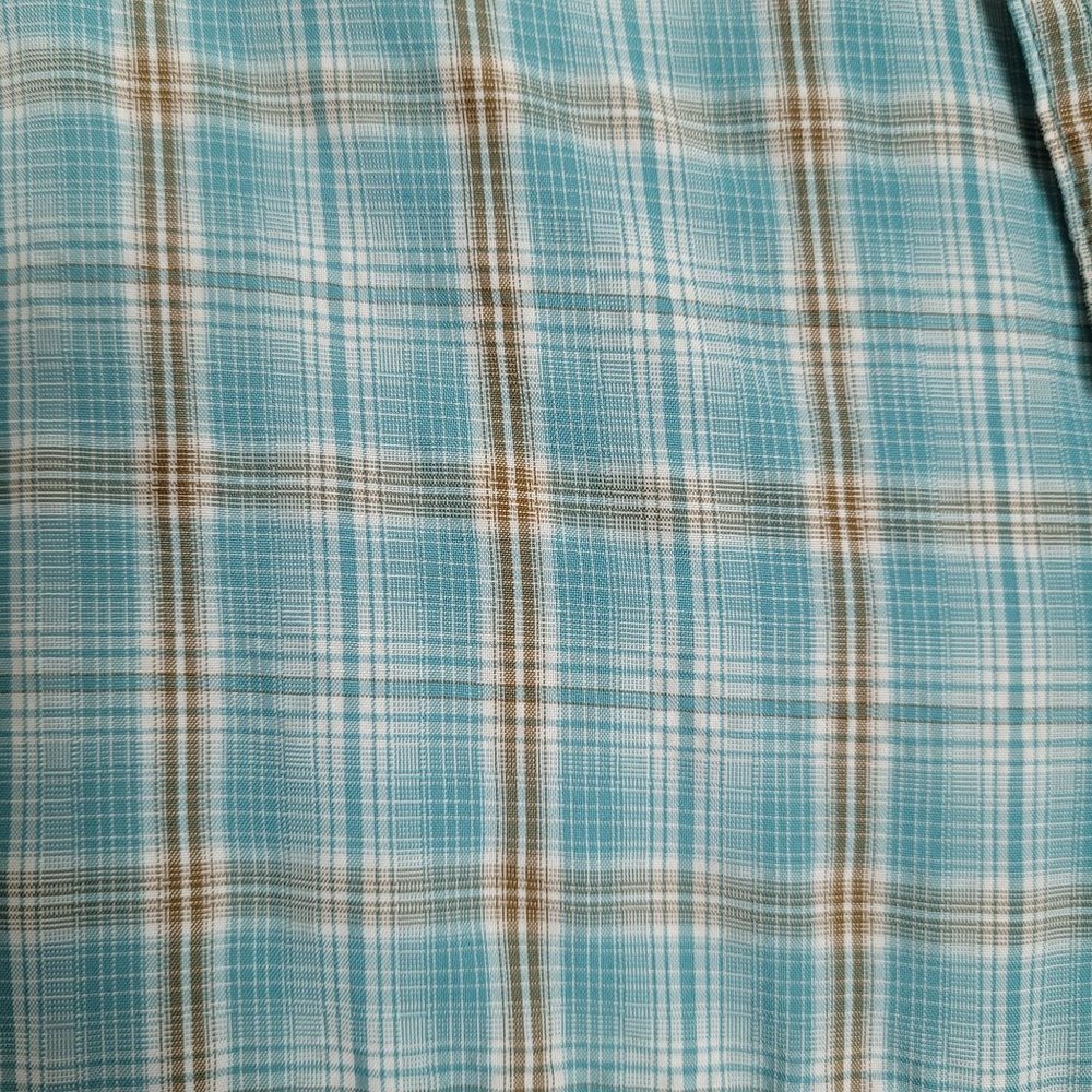 Duluth Trading Co. Multi Color Button Up Short Sleeve Shirt Men's M - Picture 5 of 9